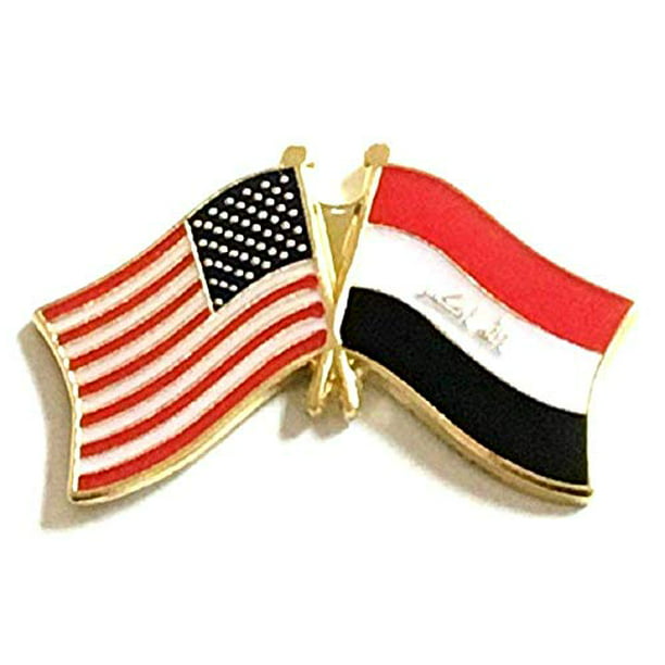 Iraq Flag Lapel Pin Badge